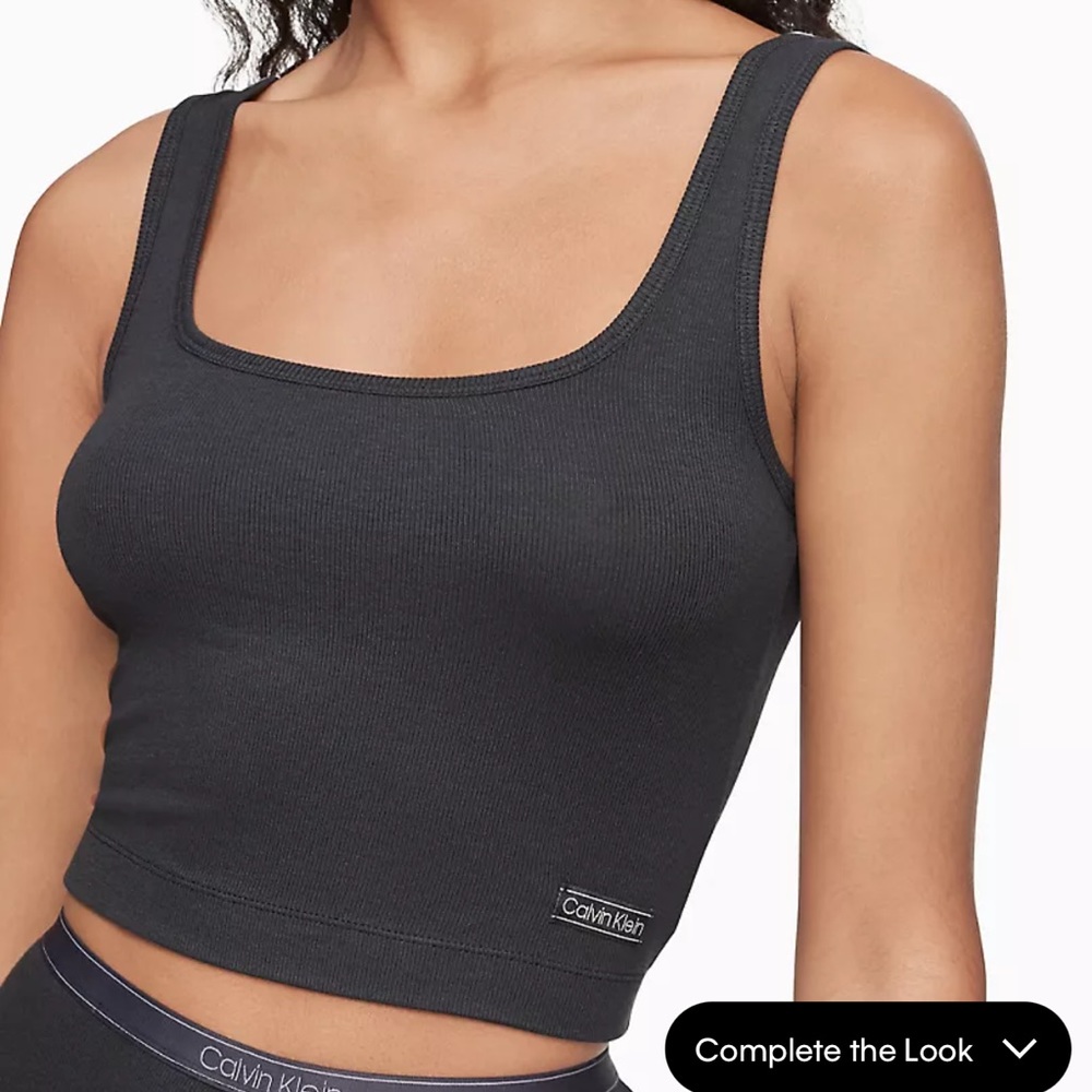 Calvin Klein Pure Ribbed Sleep Tank Top